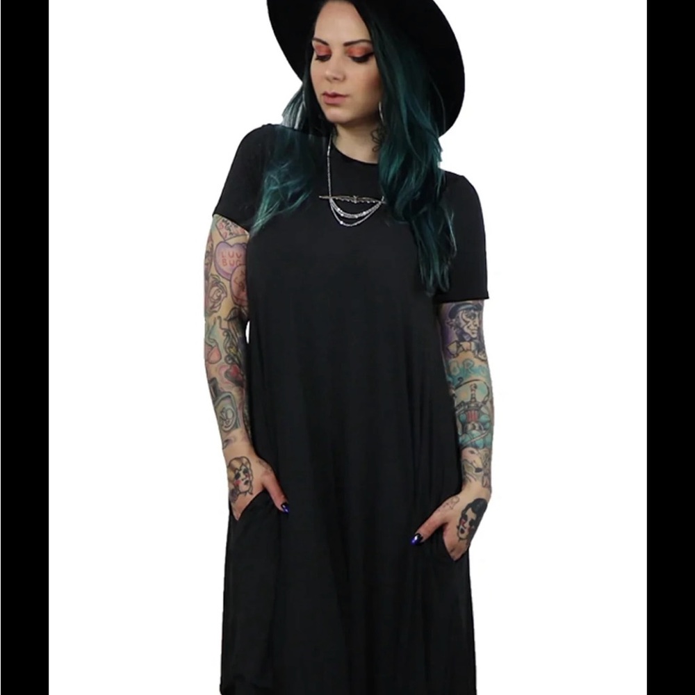 FOXBLOOD T-shirt style soft Dress w/ pockets